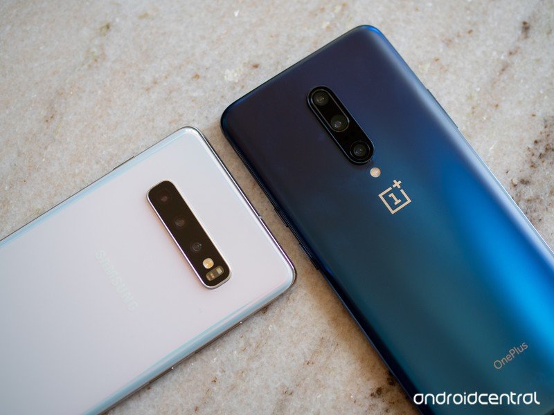 OnePlus 7 Pro and Galaxy S10+