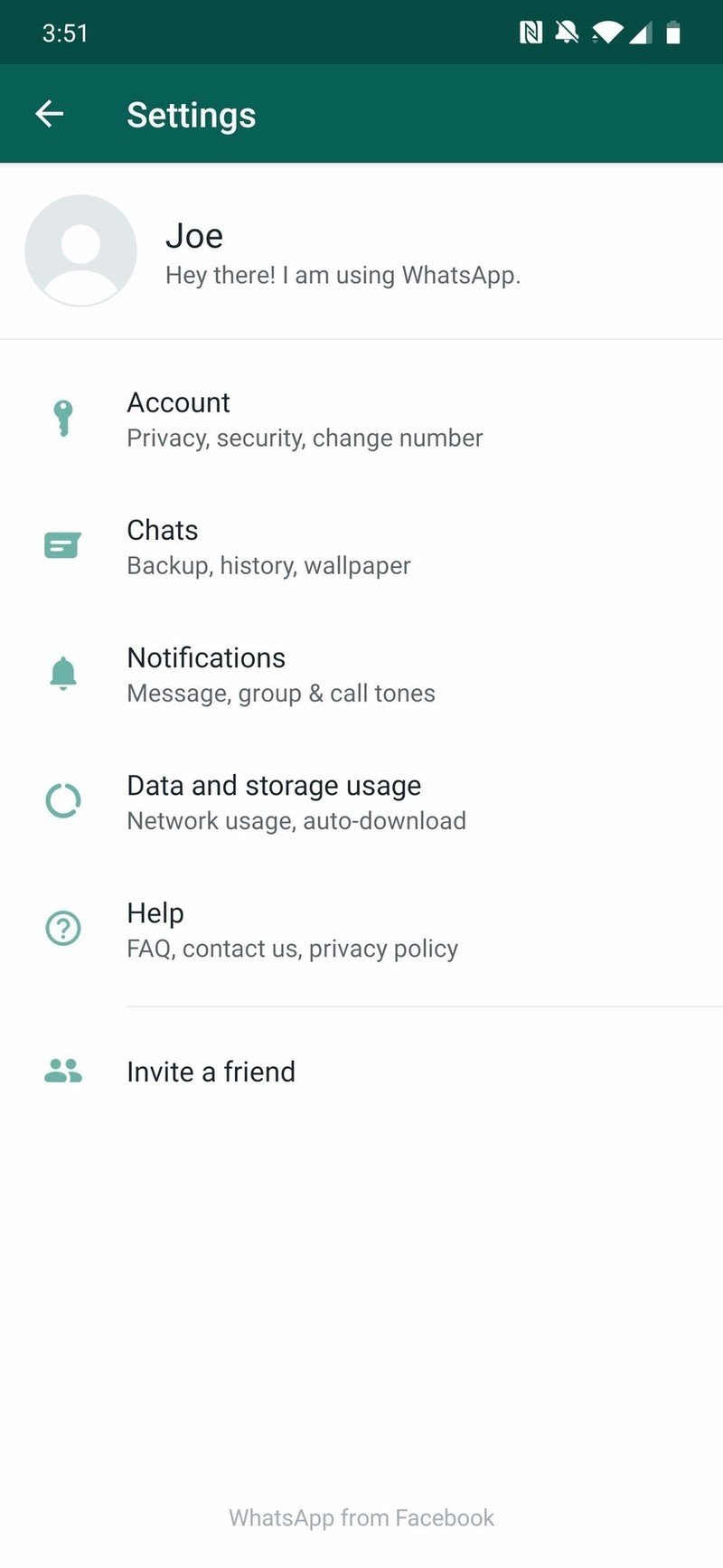 Mensajes de respaldo de WhatsApp para Android