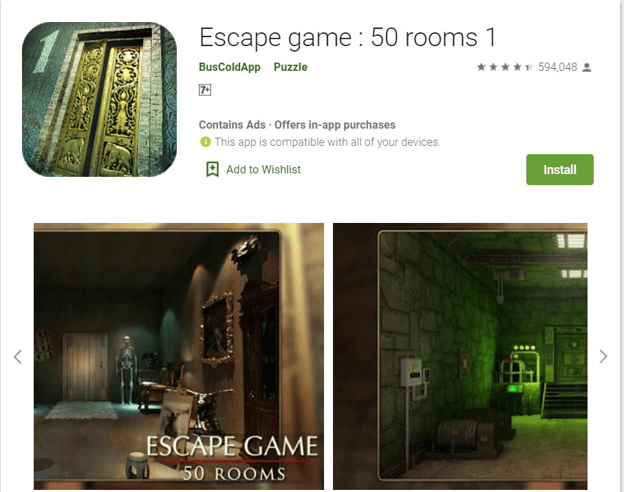 juego de escape