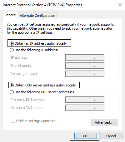 propiedades internet ipv4 |  ¿WiFi no tiene un error de configuración de IP válido?  ¡10 maneras de arreglarlo!