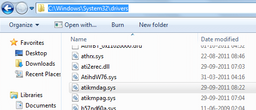 archivo atikmdag.sys en controladores System32 archivo atikmdag.sys en controladores System32