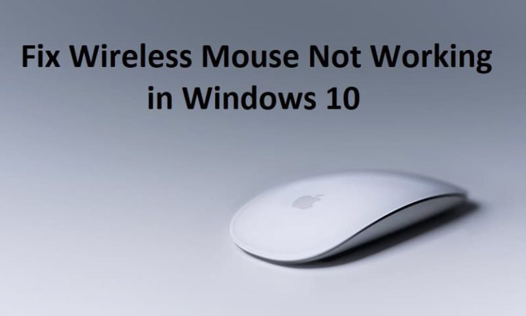 Arreglar El Mouse Inalámbrico Que No Funciona En Windows 10 - CompuHoy.com