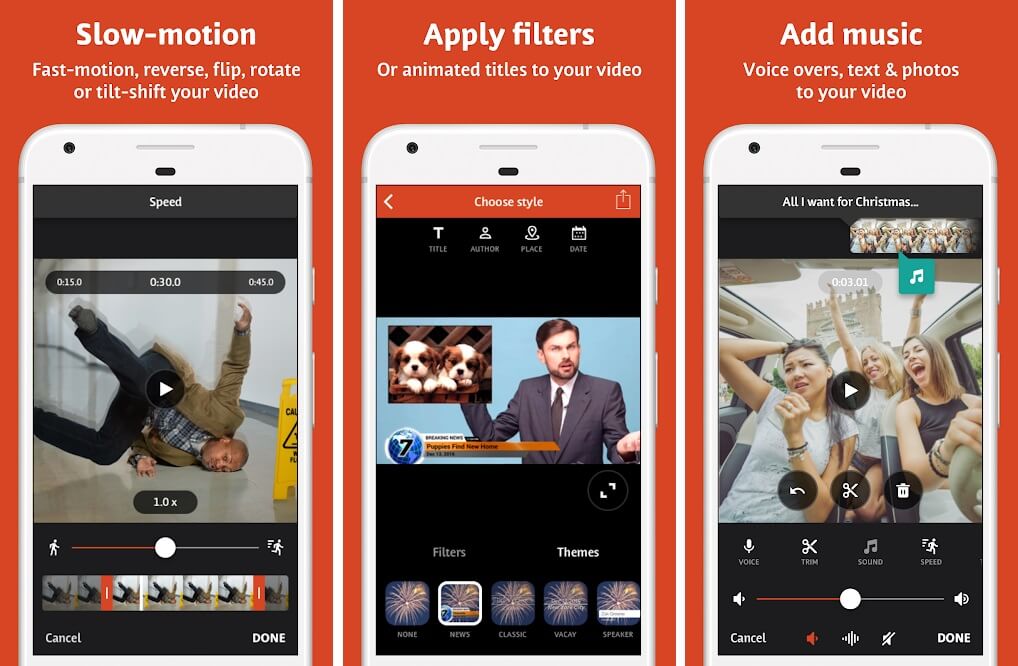 Dirígete a Google Play Store e instala 'Videoshop-Video editor'