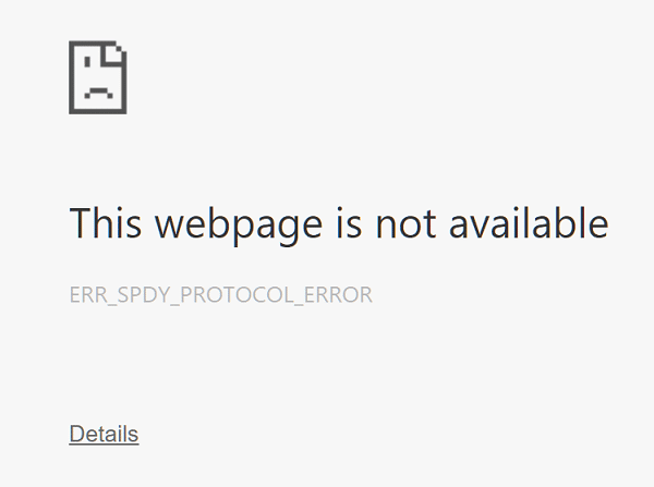 Arreglar Chrome err_spdy_protocol_error