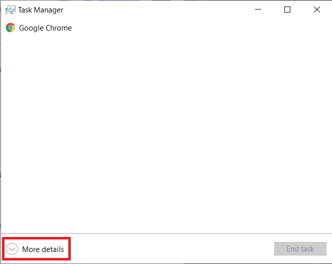 Haga clic en Más detalles para expandir Administrador de tareas |  ¿Cómo solucionar los problemas de apertura del cliente de League Of Legends? 