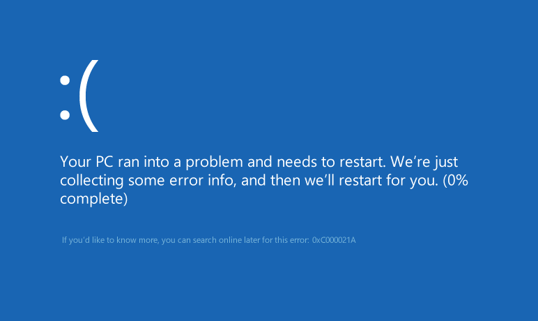 Solucione el error BSOD 0xc000021a en Windows 10 - CompuHoy.com