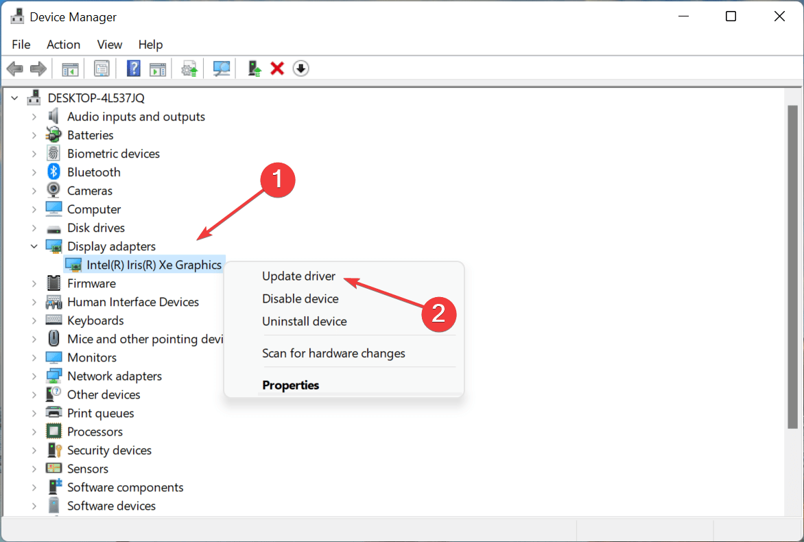 Actualice el controlador para reparar los bloqueos de deathloop en la PC