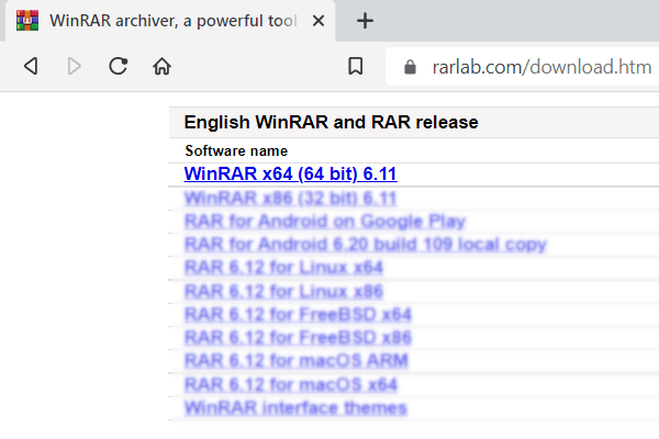 Descargar WinRAR