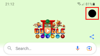 Icono del perfil de la aplicación de Google